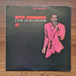 Otis Redding – Otis Redding Live In Europe 33'lük LP PLAK Japan Vinyl