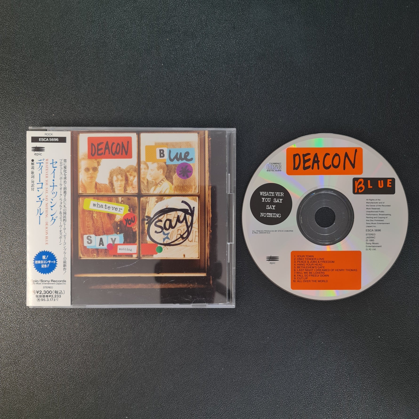Deacon Blue - Whatever You Say, Say Nothing Japan Vinyl