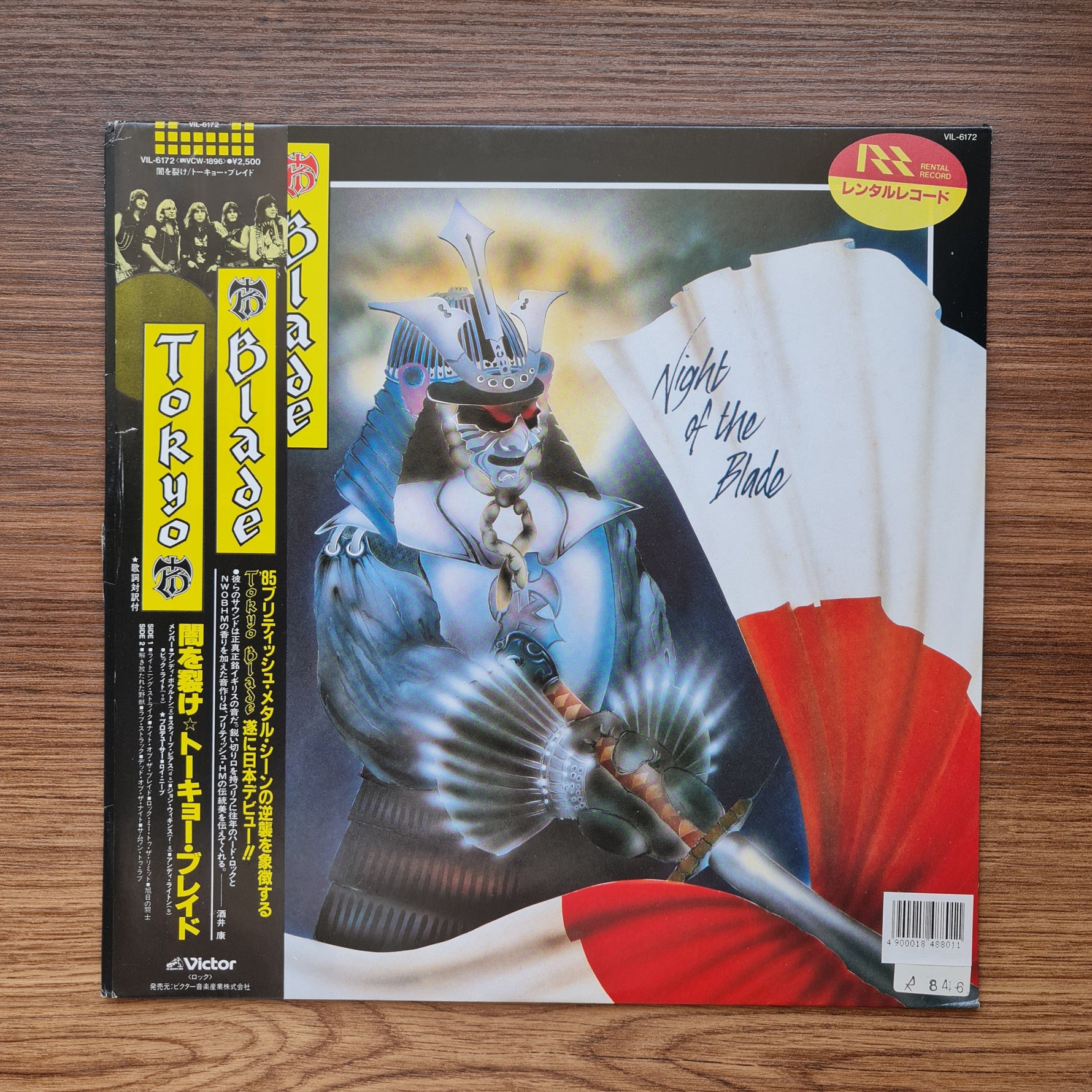 Tokyo Blade – Night Of The Blade 33'lük LP PLAK Japan Vinyl