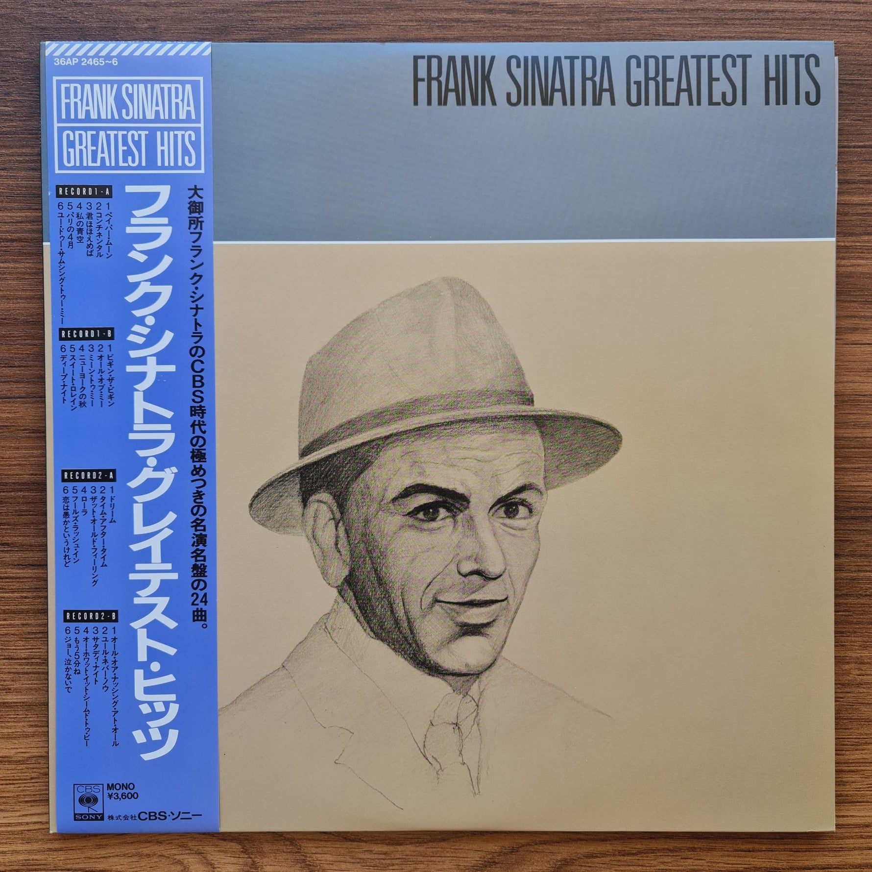 Frank Sinatra – Greatest Hits 33'lük LP PLAK Japan Vinyl