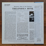 Thelonious Monk – Thelonious Alone In San Francisco Japan Vinyl