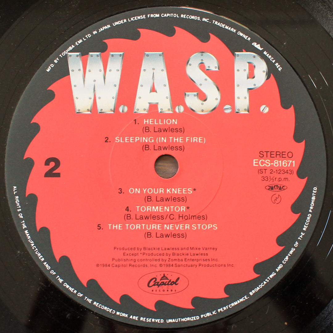 W.A.S.P. - W.A.S.P. Japan Vinyl