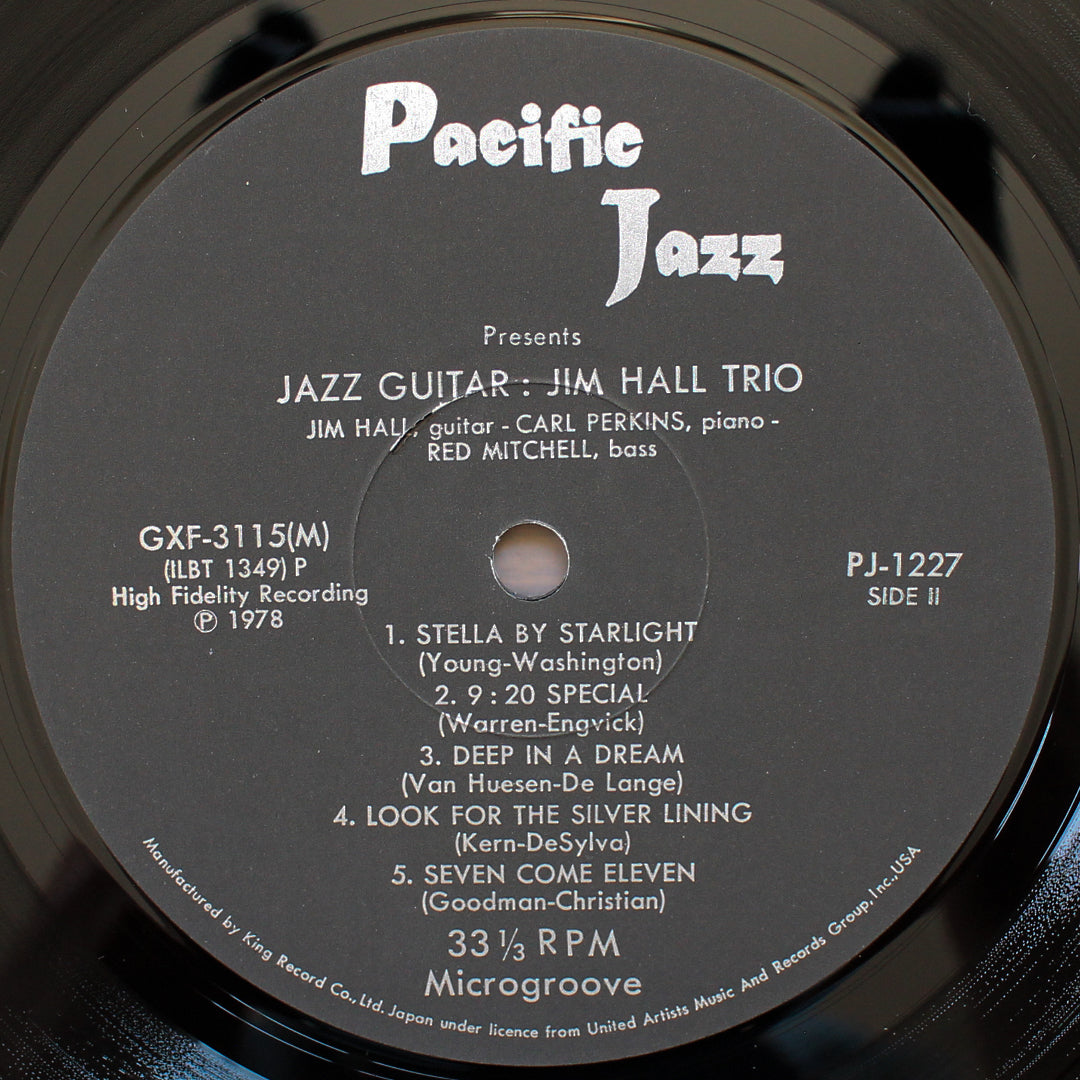 Jim Hall Trio - Jazz Guitar Japan Vinyl