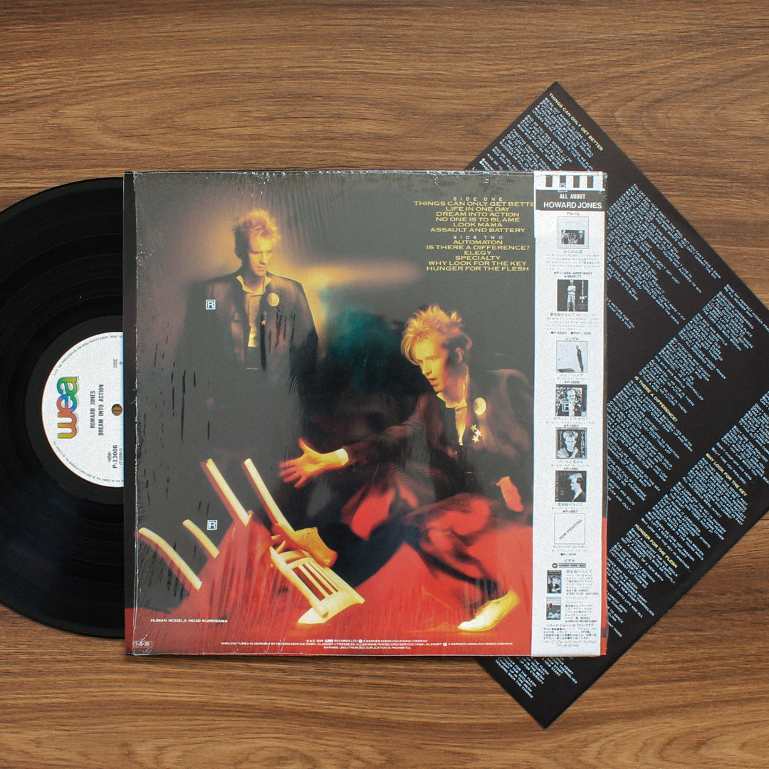 Howard Jones - Dream Into Action 33'lük LP PLAK Japan Vinyl
