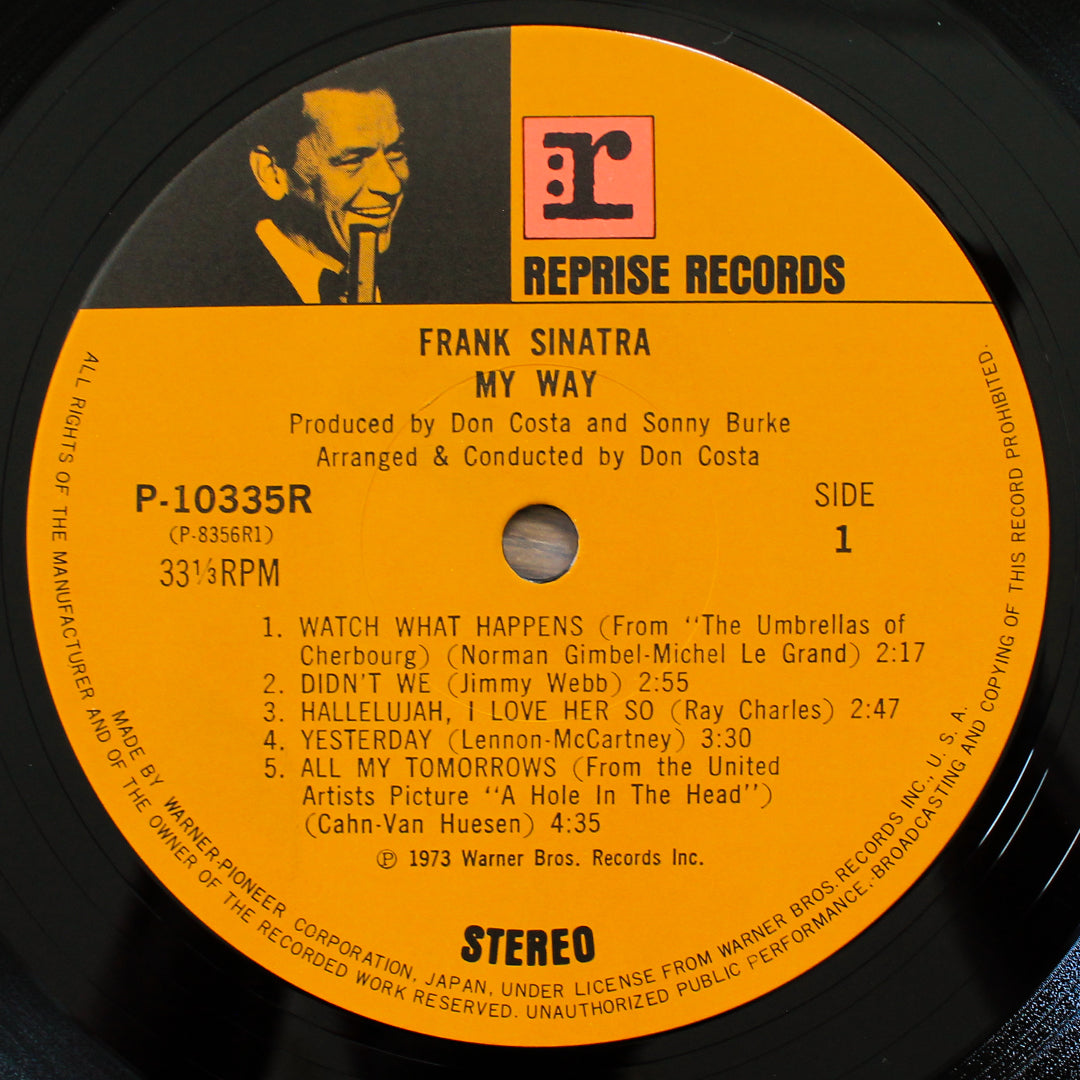 Frank Sinatra - My Way Japan Vinyl