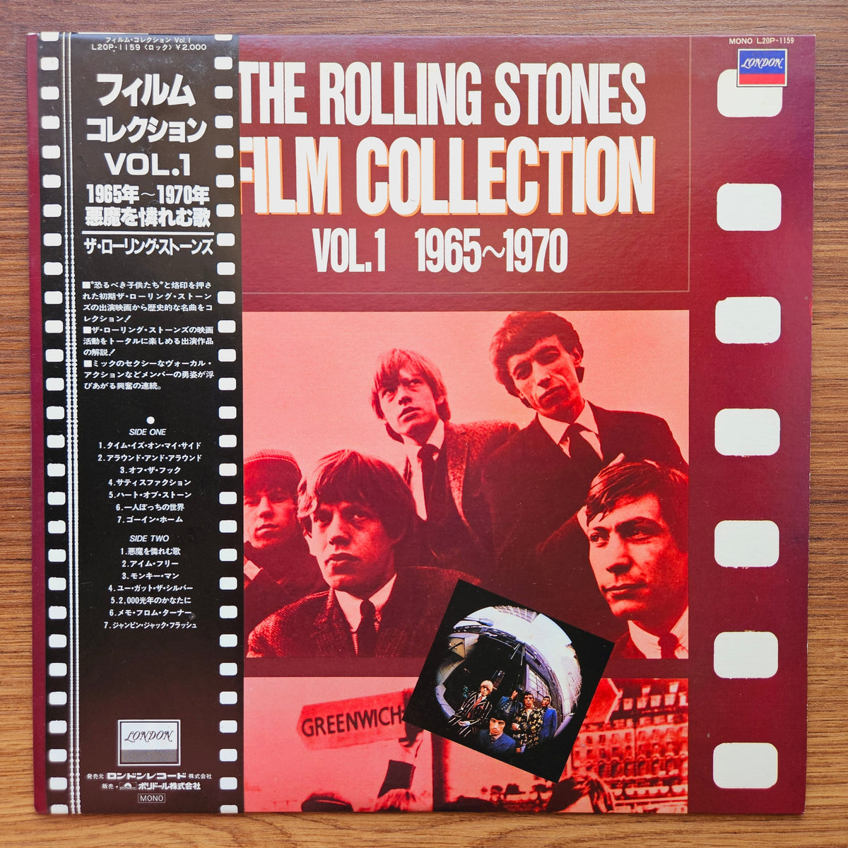 The Rolling Stones – Film Collection Vol.1 1965~1970 33'lük LP PLAK Japan Vinyl