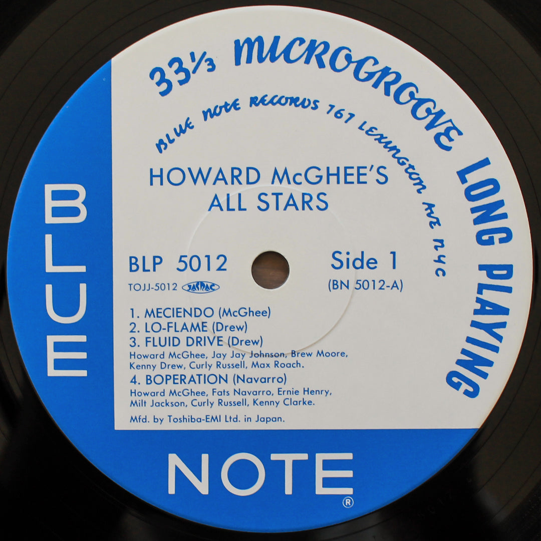 Howard McGhee All Stars  Howard McGhee - Howard McGhee All Stars (10'' Plak) Japan Vinyl