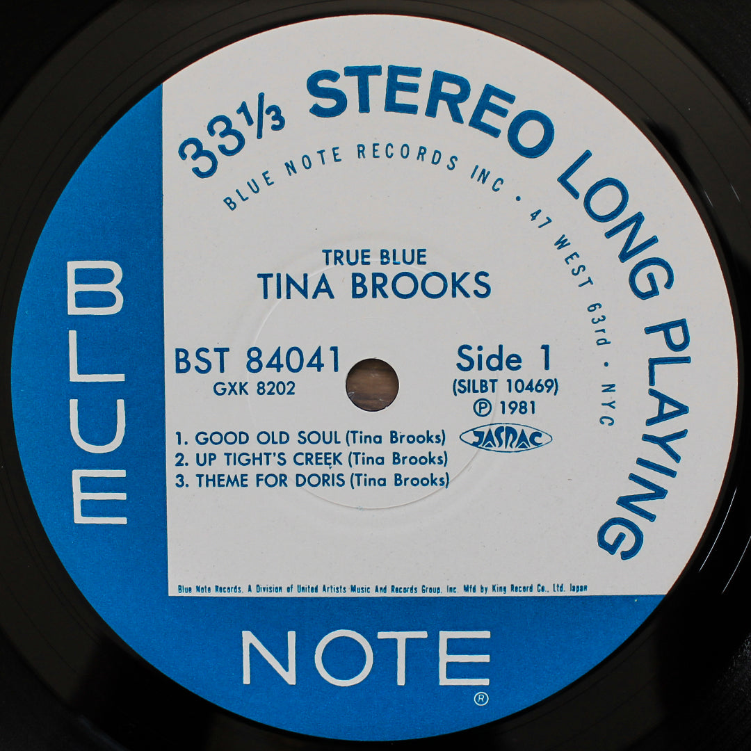 Tina Brooks - True Blue Japan Vinyl
