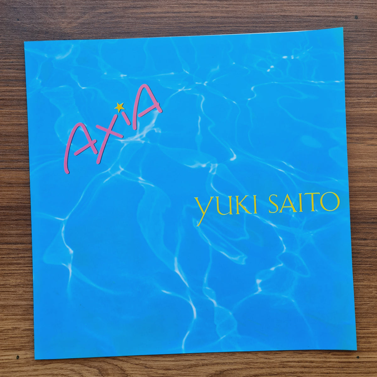 Yuki Saito – Axia 33'lük LP PLAK Japan Vinyl