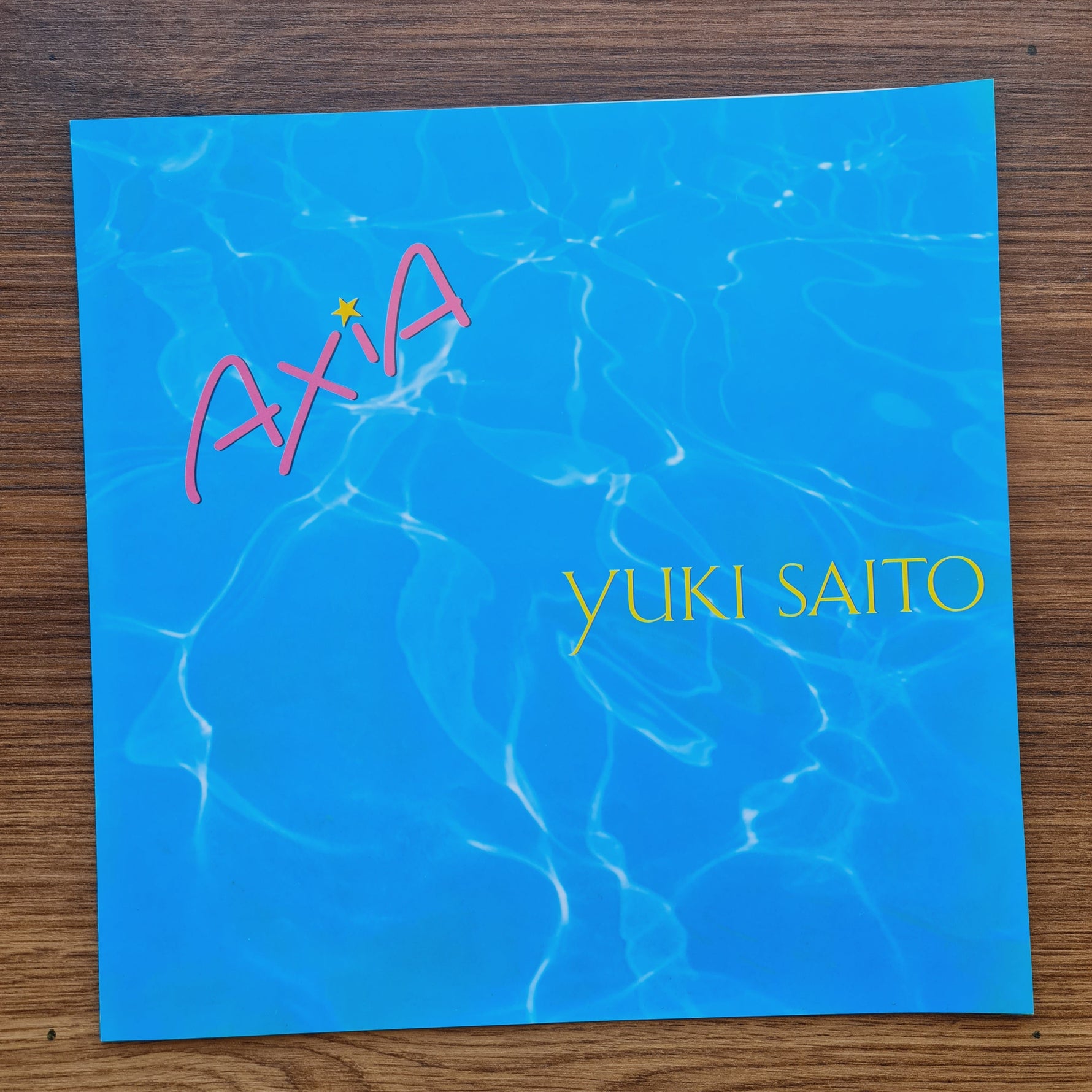 Yuki Saito – Axia 33'lük LP PLAK Japan Vinyl