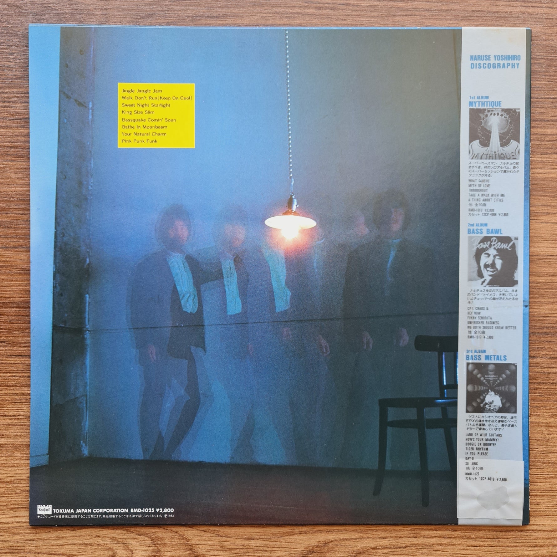 Yoshihiro Naruse – Bassquake 33'lük LP PLAK Japan Vinyl