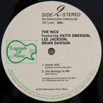 The Nice - Nice 33'lük LP PLAK Japan Vinyl