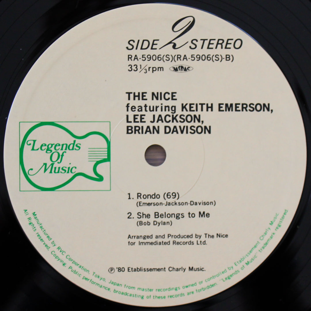 The Nice - Nice 33'lük LP PLAK Japan Vinyl