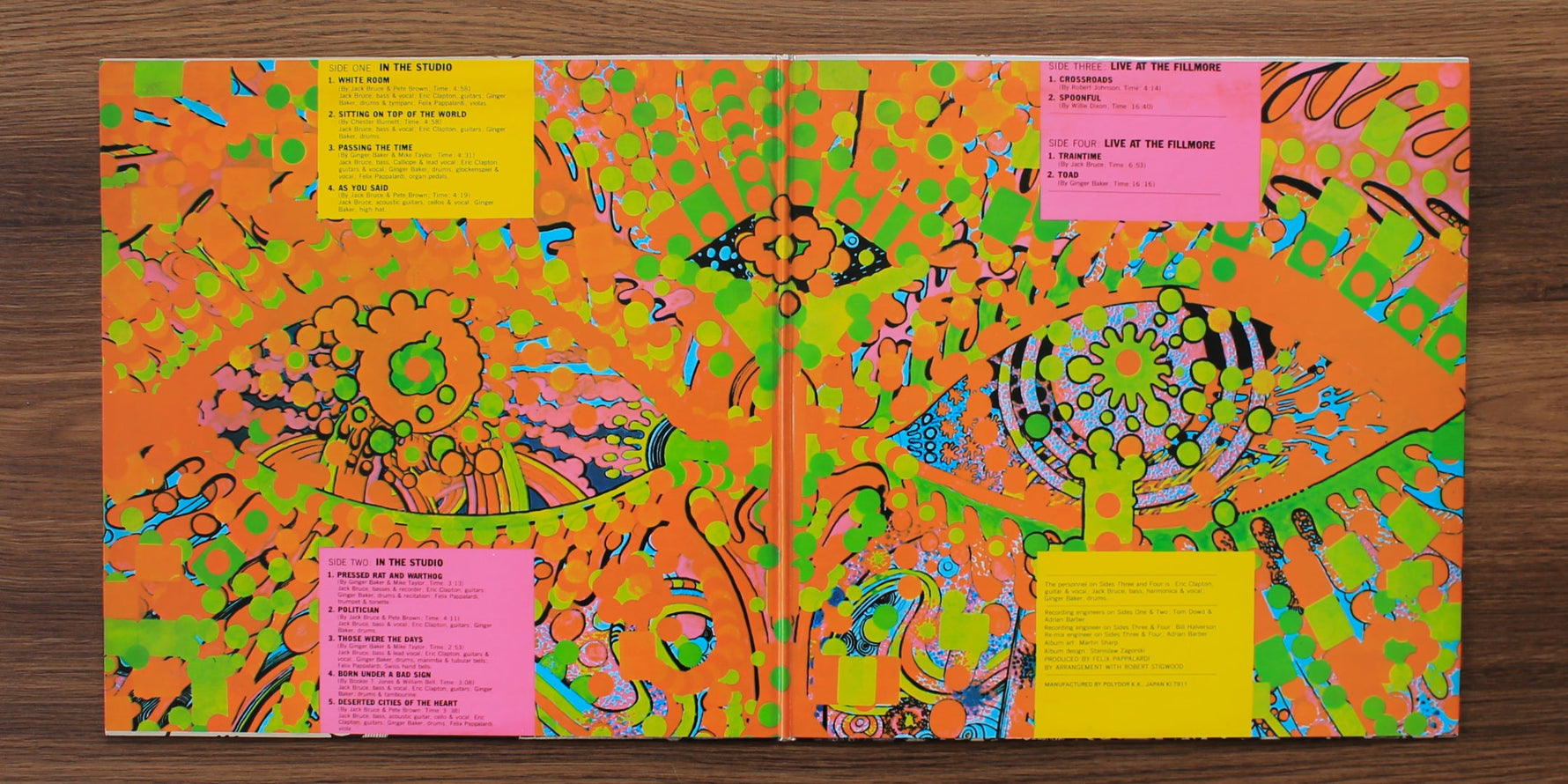 Cream - Wheels Of Fire Japan Vinyl