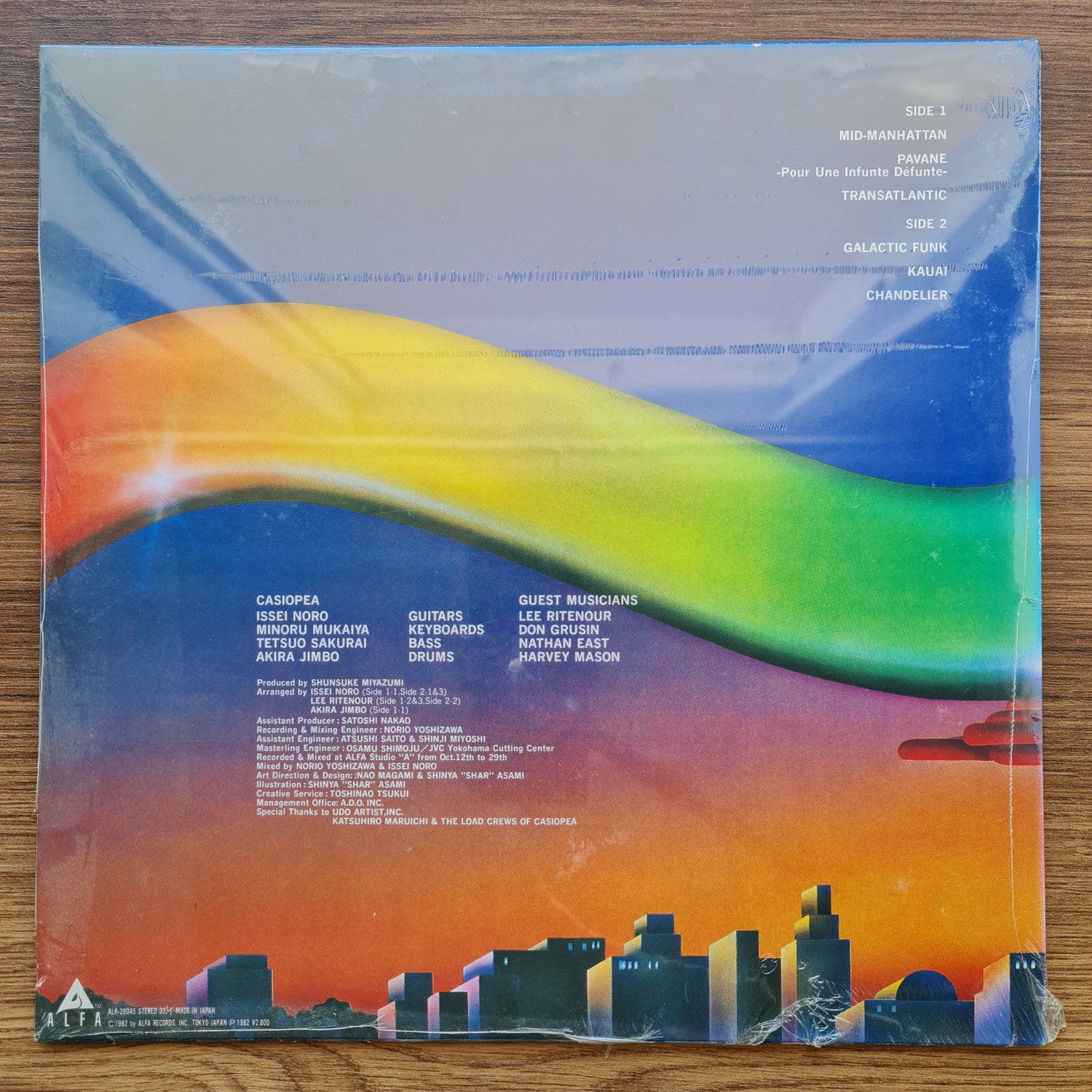 Casiopea – 4 × 4 (Four By Four) 33'lük LP PLAK Japan Vinyl