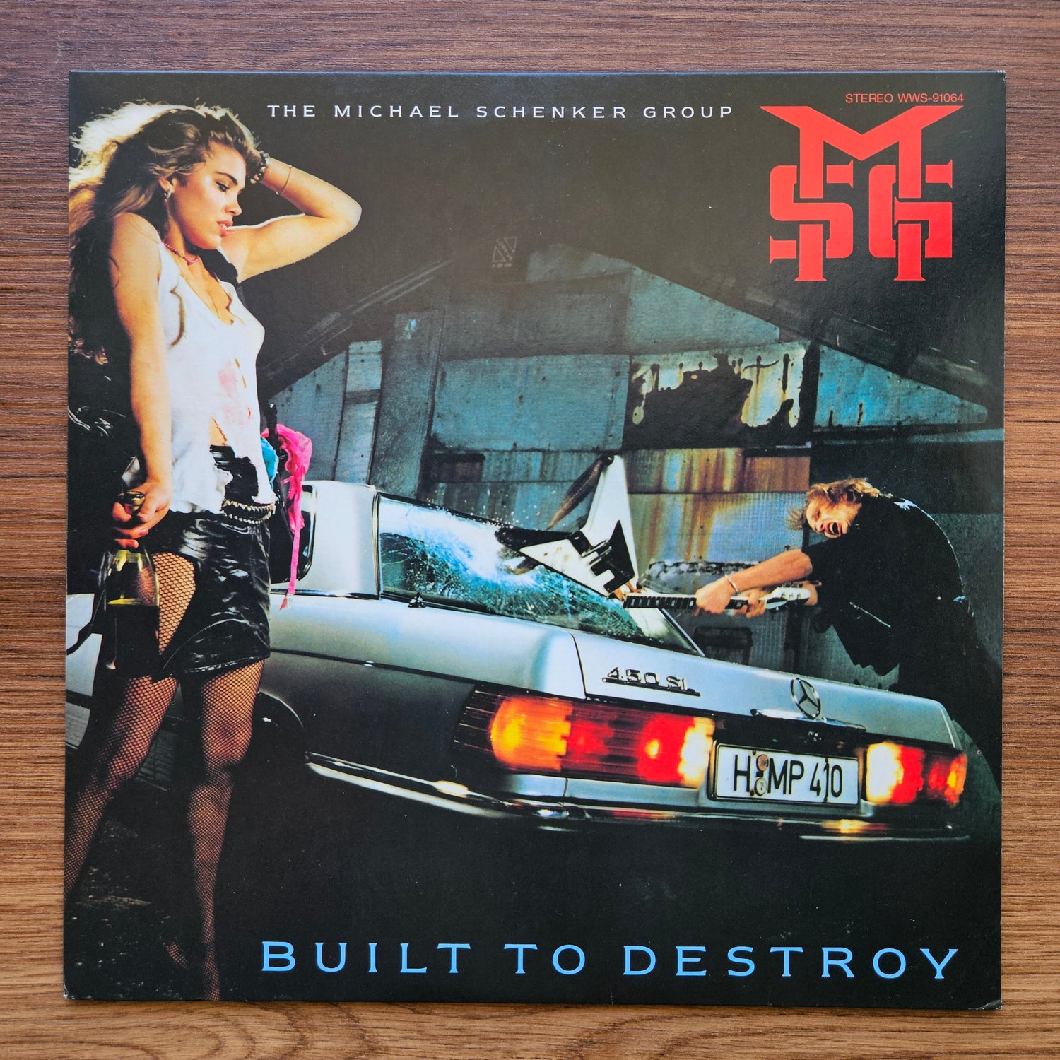 The Michael Schenker Group – Built To Destroy 33'lük LP PLAK Japan Vinyl