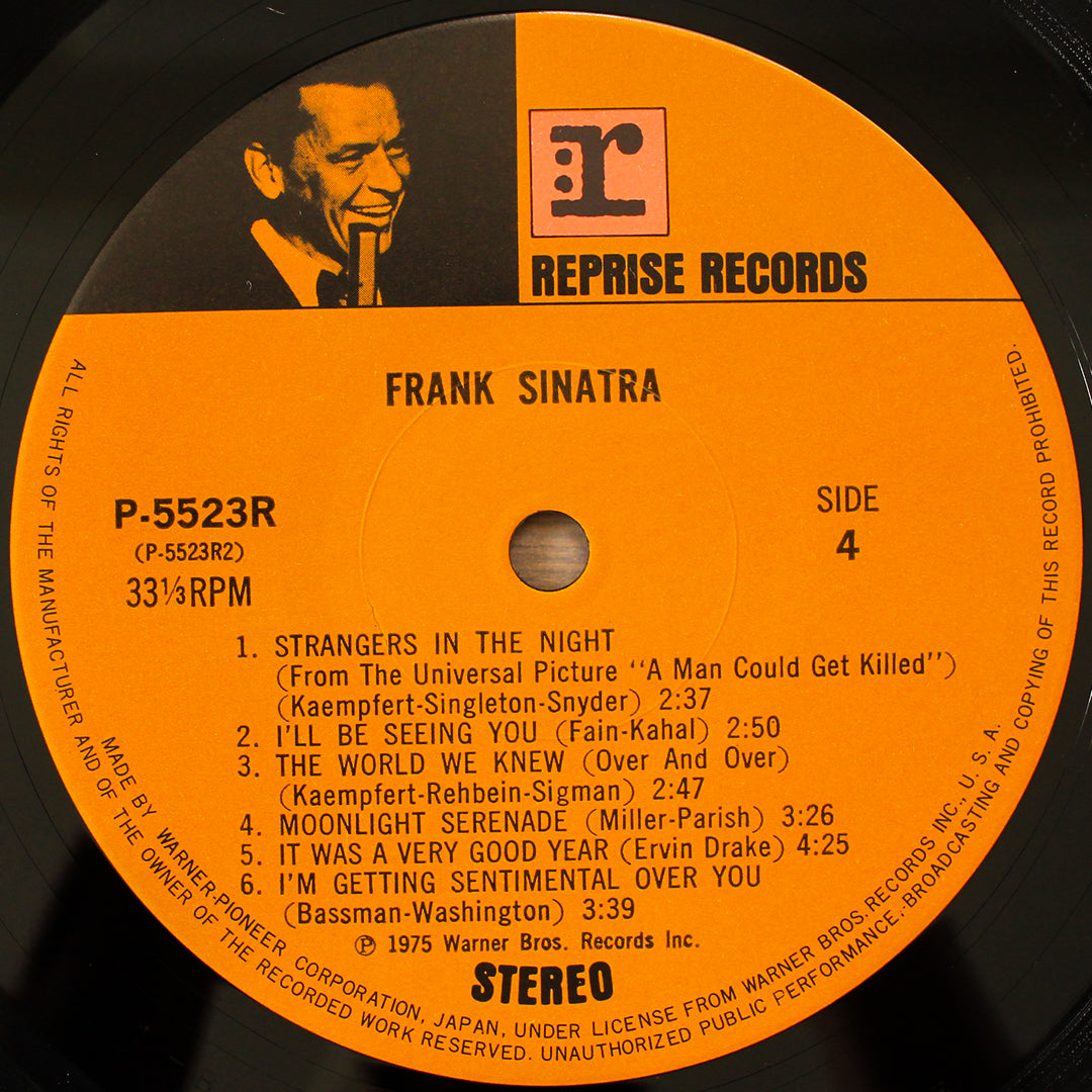 Frank Sinatra - Greatest Hits Japan Vinyl
