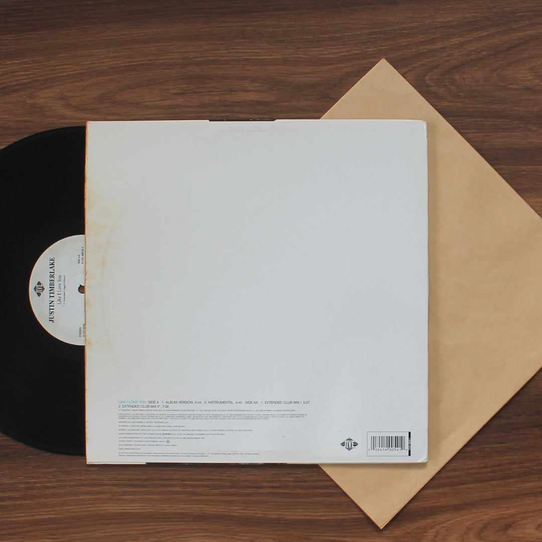 Justin Timberlake - Like I Love You 33'lük LP PLAK Japan Vinyl