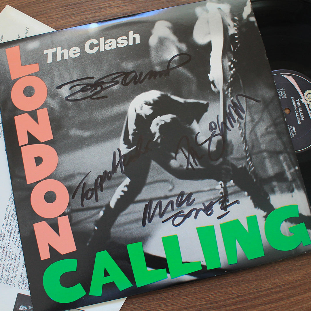 The Clash – London Calling İmzalı Plak Japan Vinyl