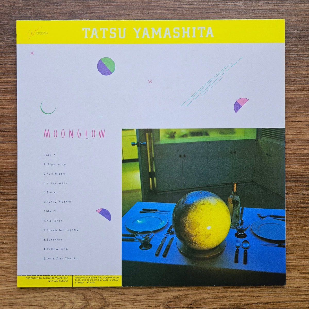 Tatsuro Yamashita - Moonglow 33'lük LP PLAK Japan Vinyl