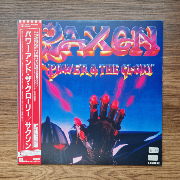 Saxon – Power &amp; The Glory 33 LP RECORD