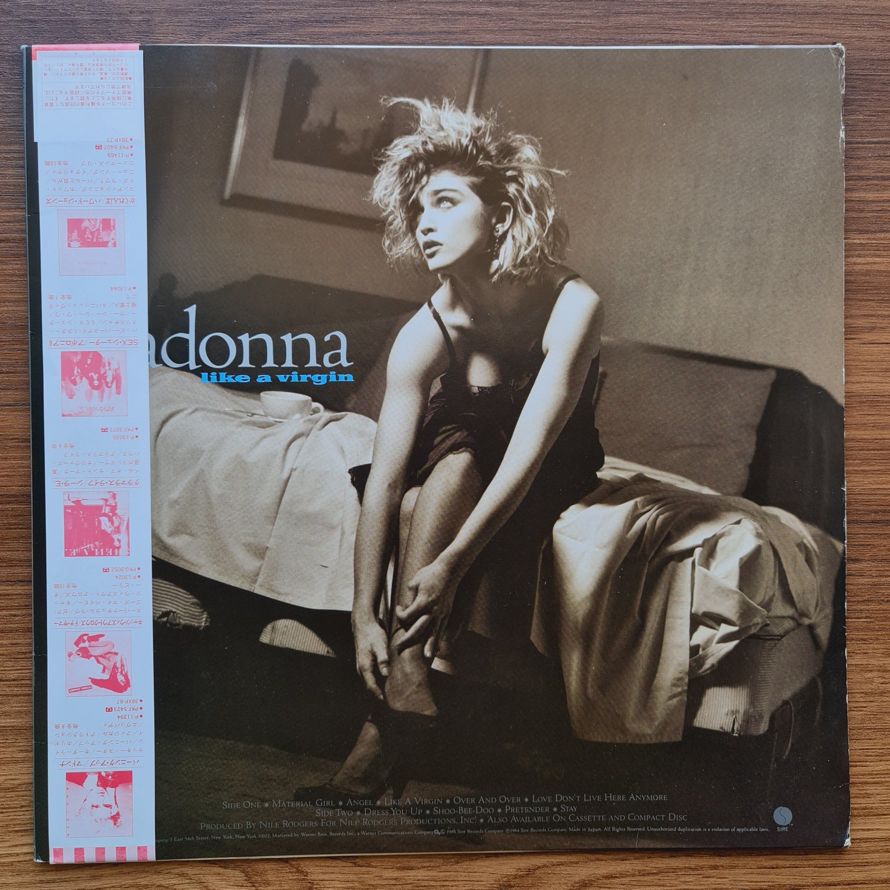 Madonna - Like A Virgin 33'lük LP PLAK Japan Vinyl