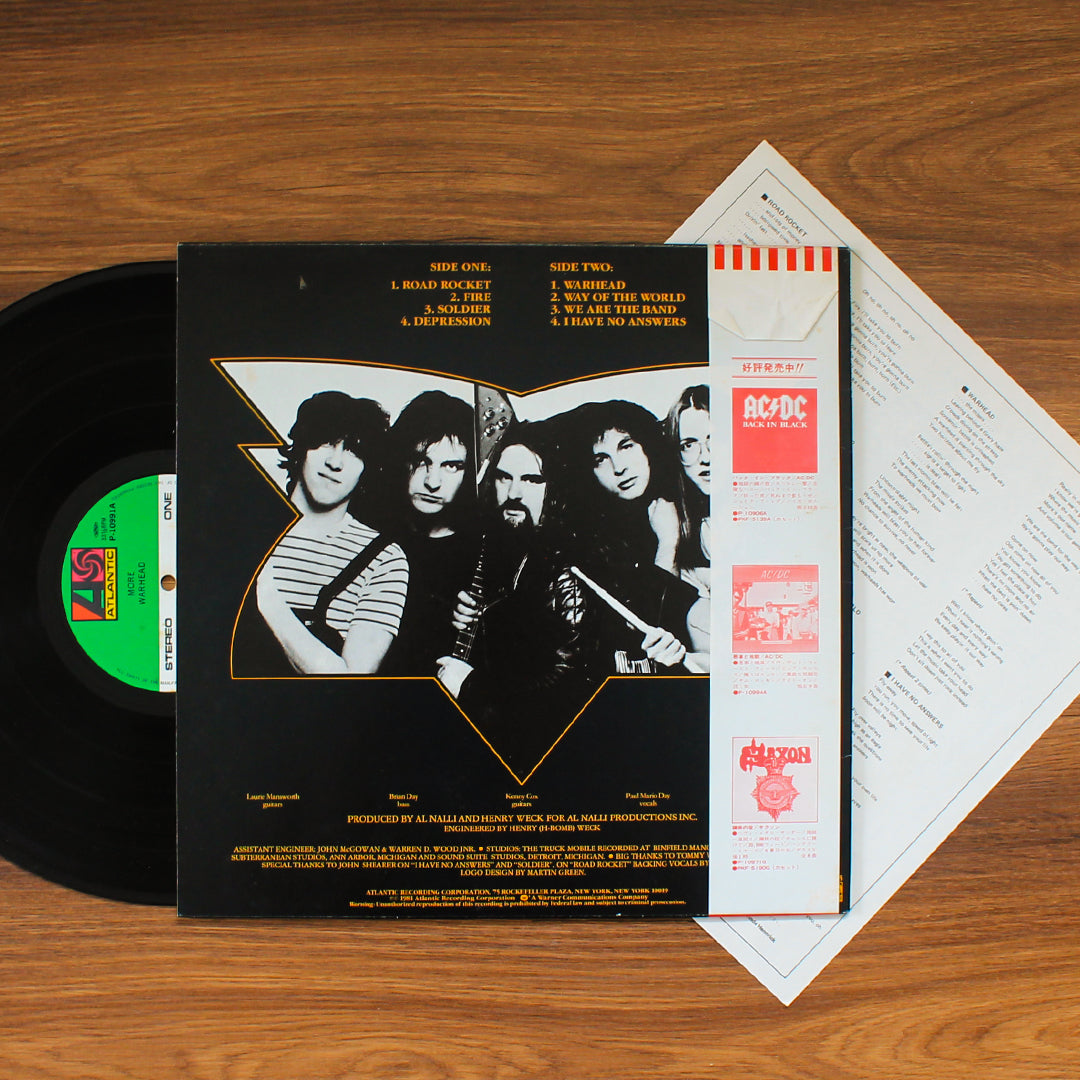 More - Warhead 33'lük LP PLAK Japan Vinyl