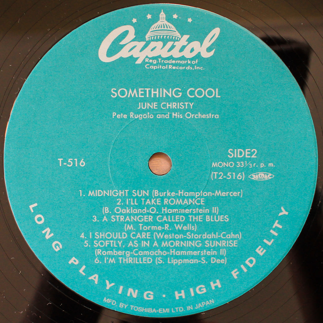 June Christy - Something Cool Japan Vinyl