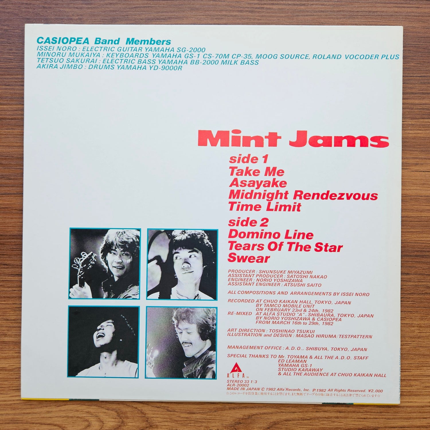 Casiopea – Mint Jams 33'lük LP PLAK Japan Vinyl