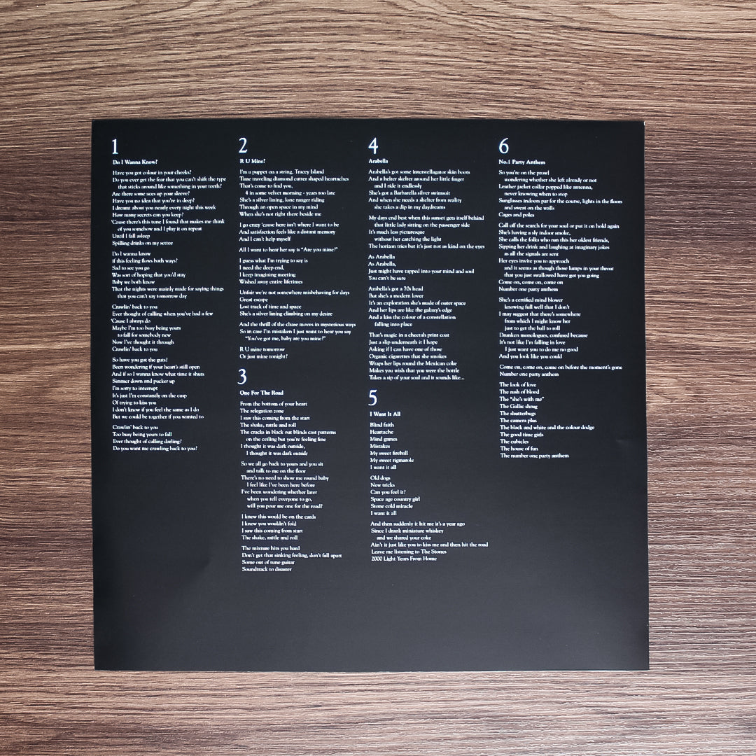 Arctic Monkeys - AM 33'lük LP PLAK Japan Vinyl