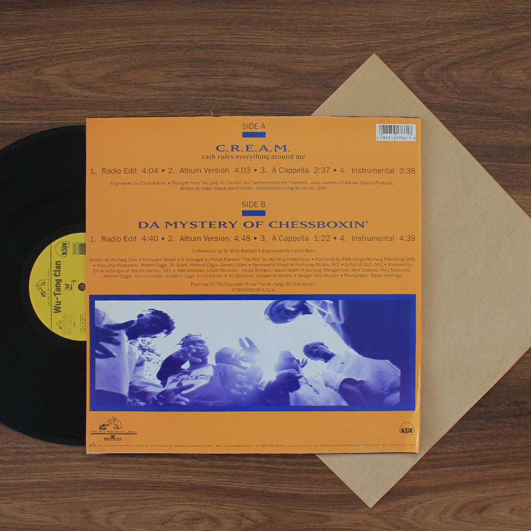 Wu-Tang Clan - C.R.E.A.M. (Cash Rules Everything Around Me) 33'lük LP PLAK Japan Vinyl