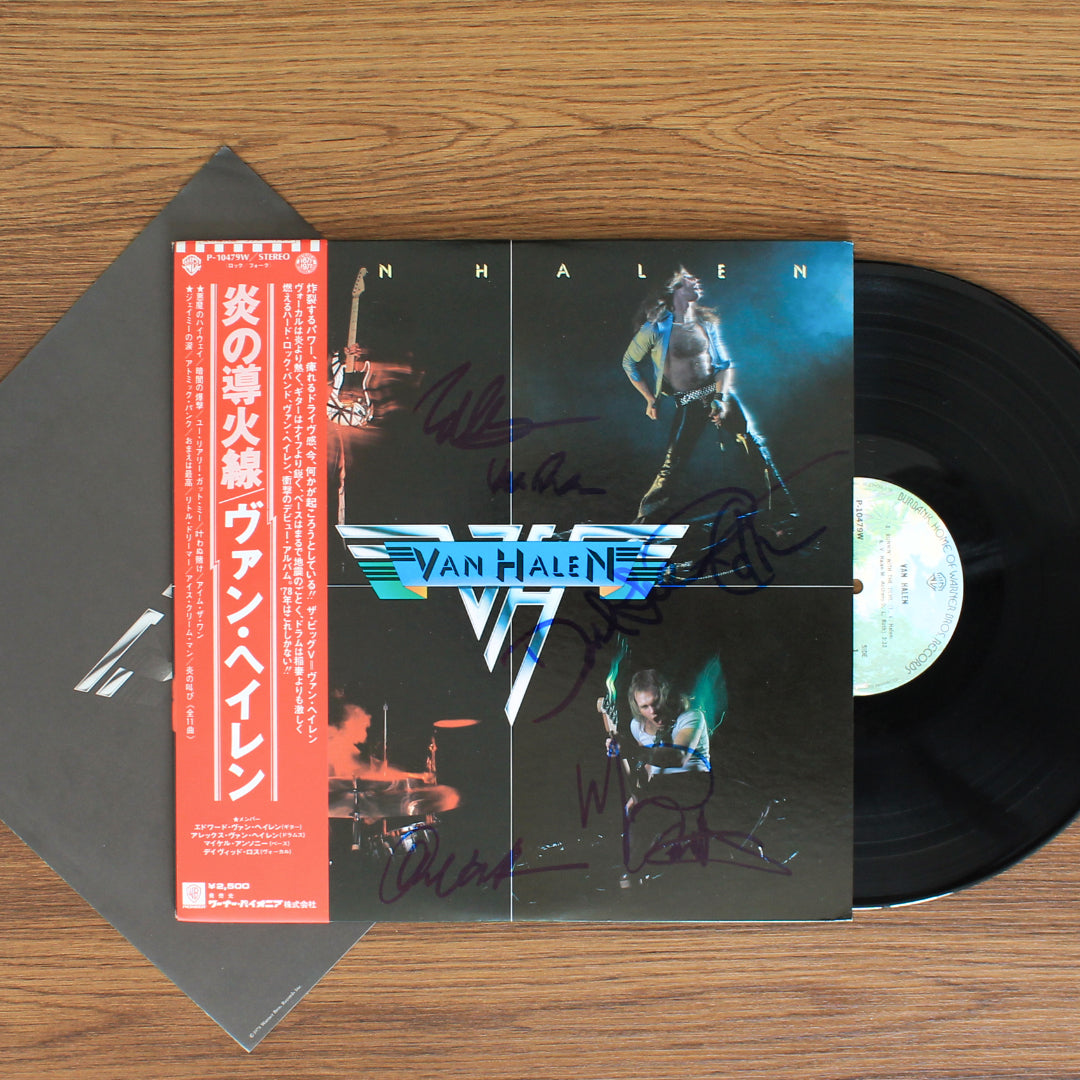 Van Halen – Van Halen İmzalı Plak Japan Vinyl