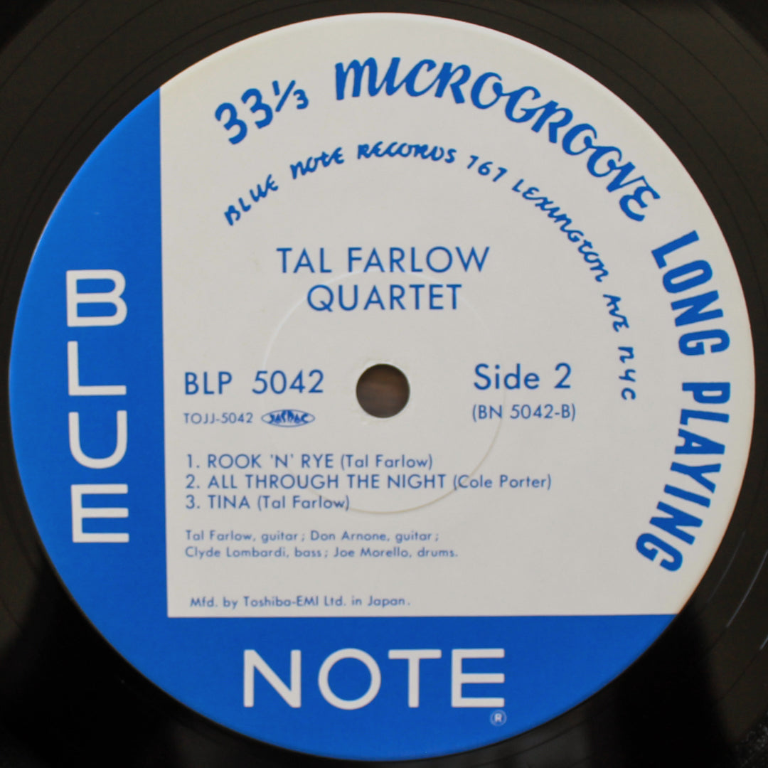 The Tal Farlow Quartet - Tal Farlow Quartet (10'' Plak) Japan Vinyl