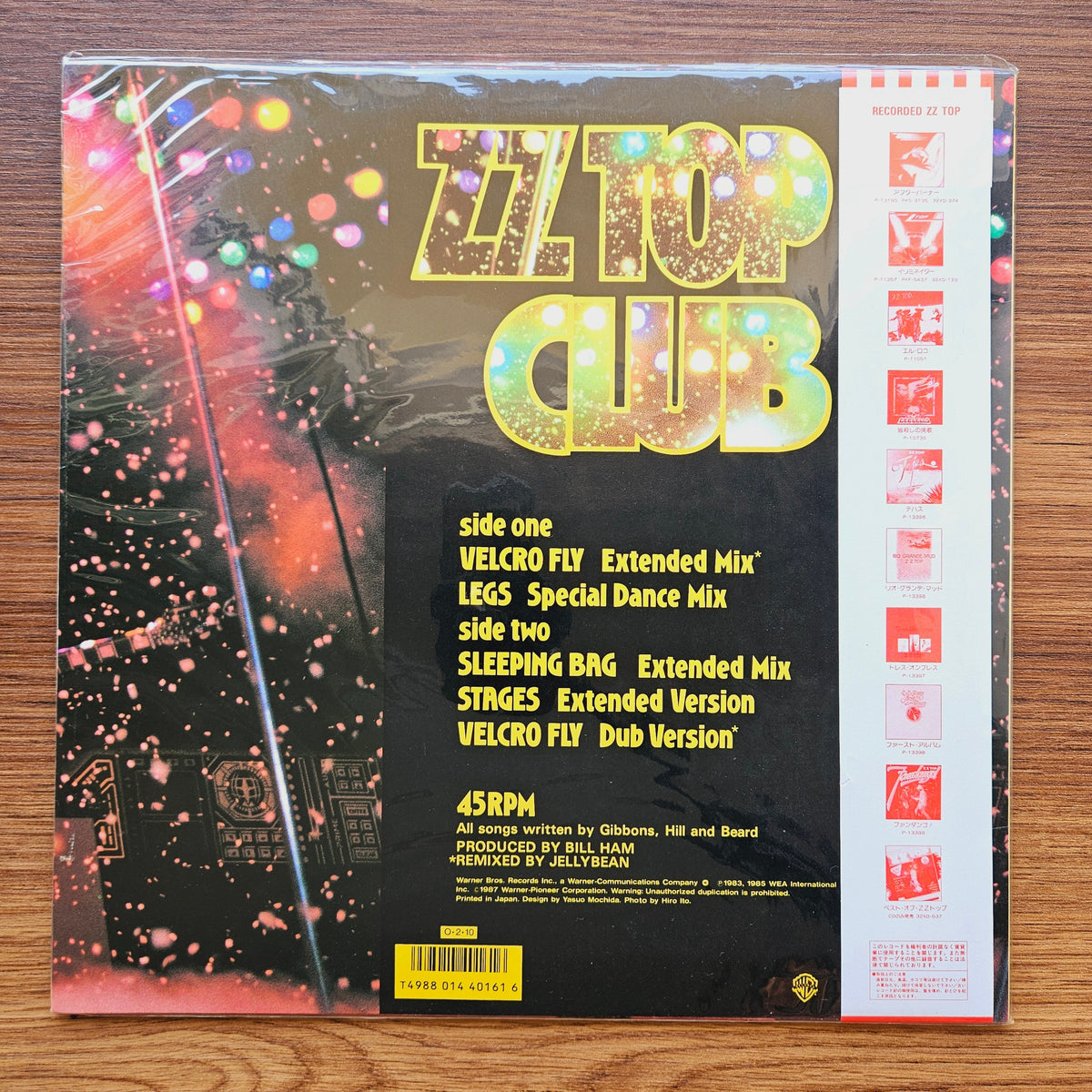 ZZ Top – Club 33'lük LP PLAK Japan Vinyl