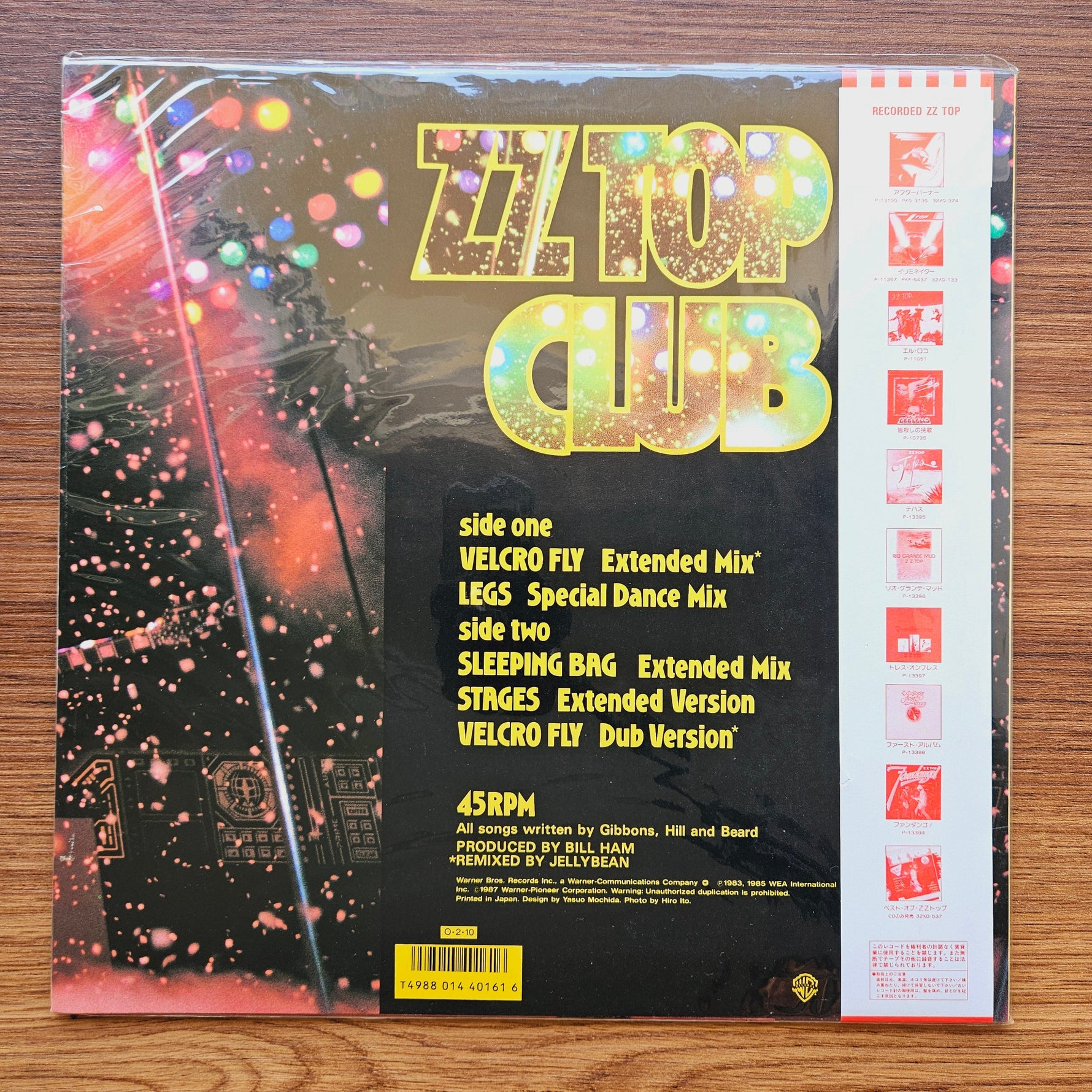 ZZ Top – Club 33'lük LP PLAK Japan Vinyl