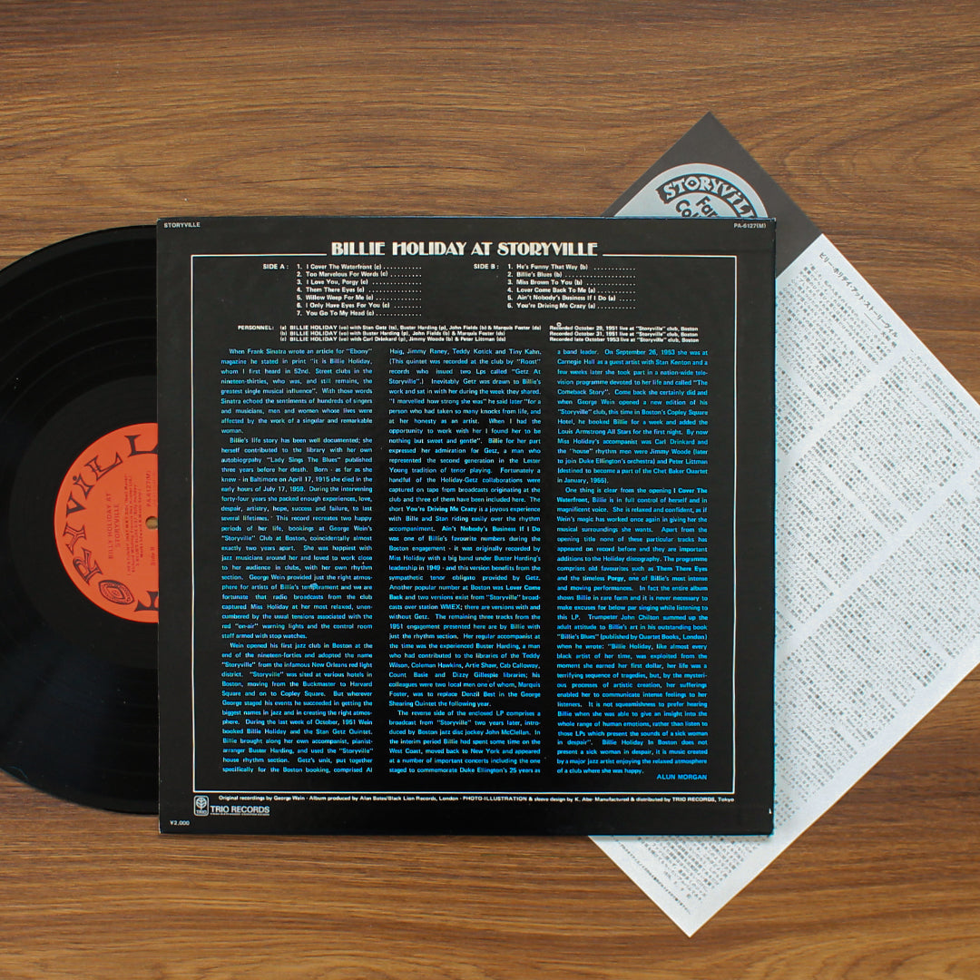 Billie Holiday - Billie Holiday At Storyville Japan Vinyl