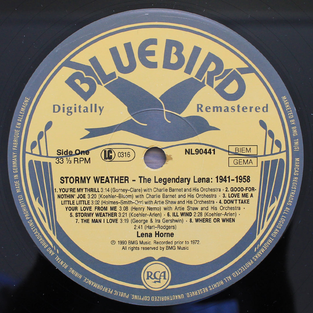 Lena Horne – Stormy Weather The Legendary Lena 1941-1958 İmzalı Plak Japan Vinyl