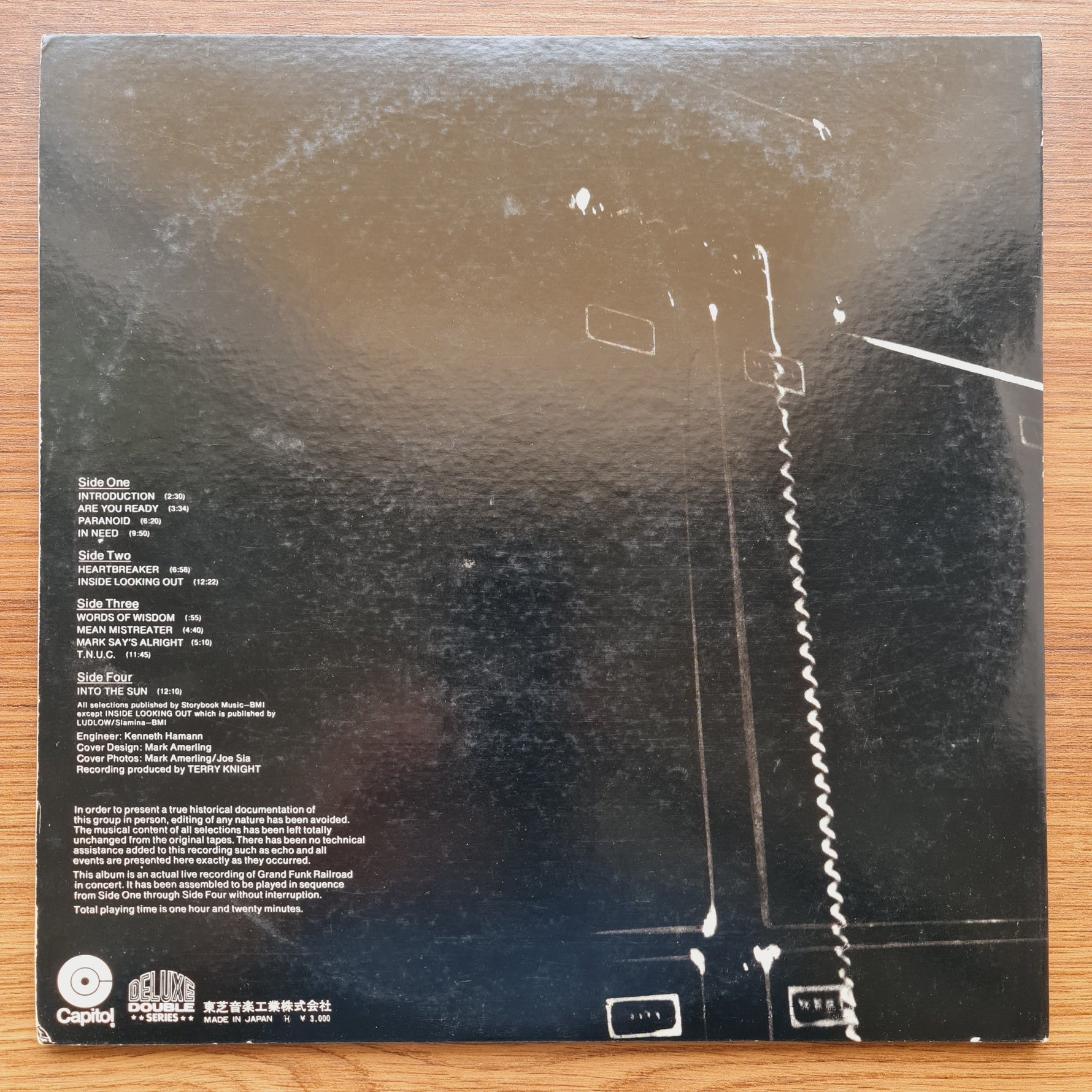 Grand Funk – Live Album 33'lük LP PLAK Japan Vinyl