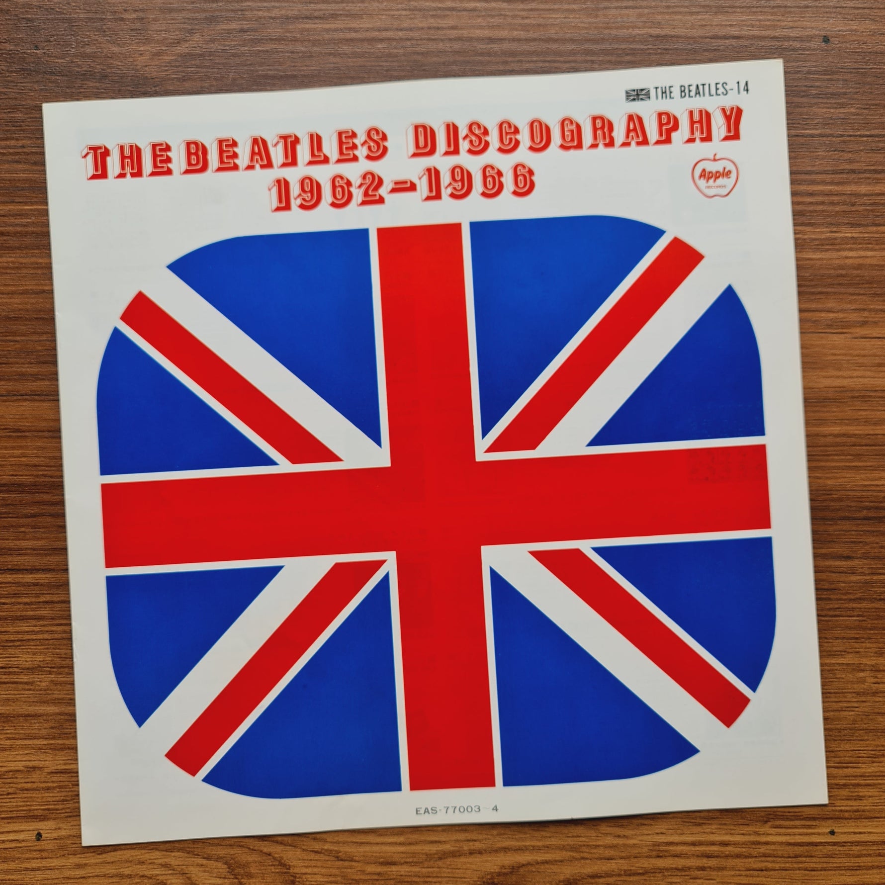 The Beatles – 1962-1966 33'lük LP PLAK Japan Vinyl
