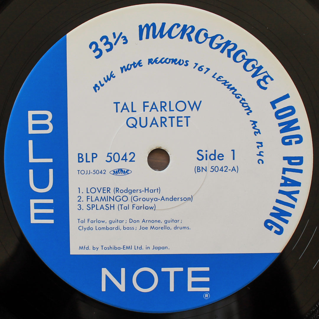 The Tal Farlow Quartet - Tal Farlow Quartet (10'' Plak) Japan Vinyl