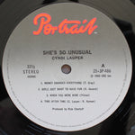 Cyndi Lauper - She's So Unusual 33'lük LP PLAK Japan Vinyl