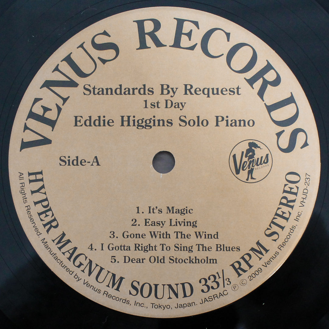 Eddie Higgins Trio - Standards By Request 1st Day 33'lük LP PLAK Japan Vinyl