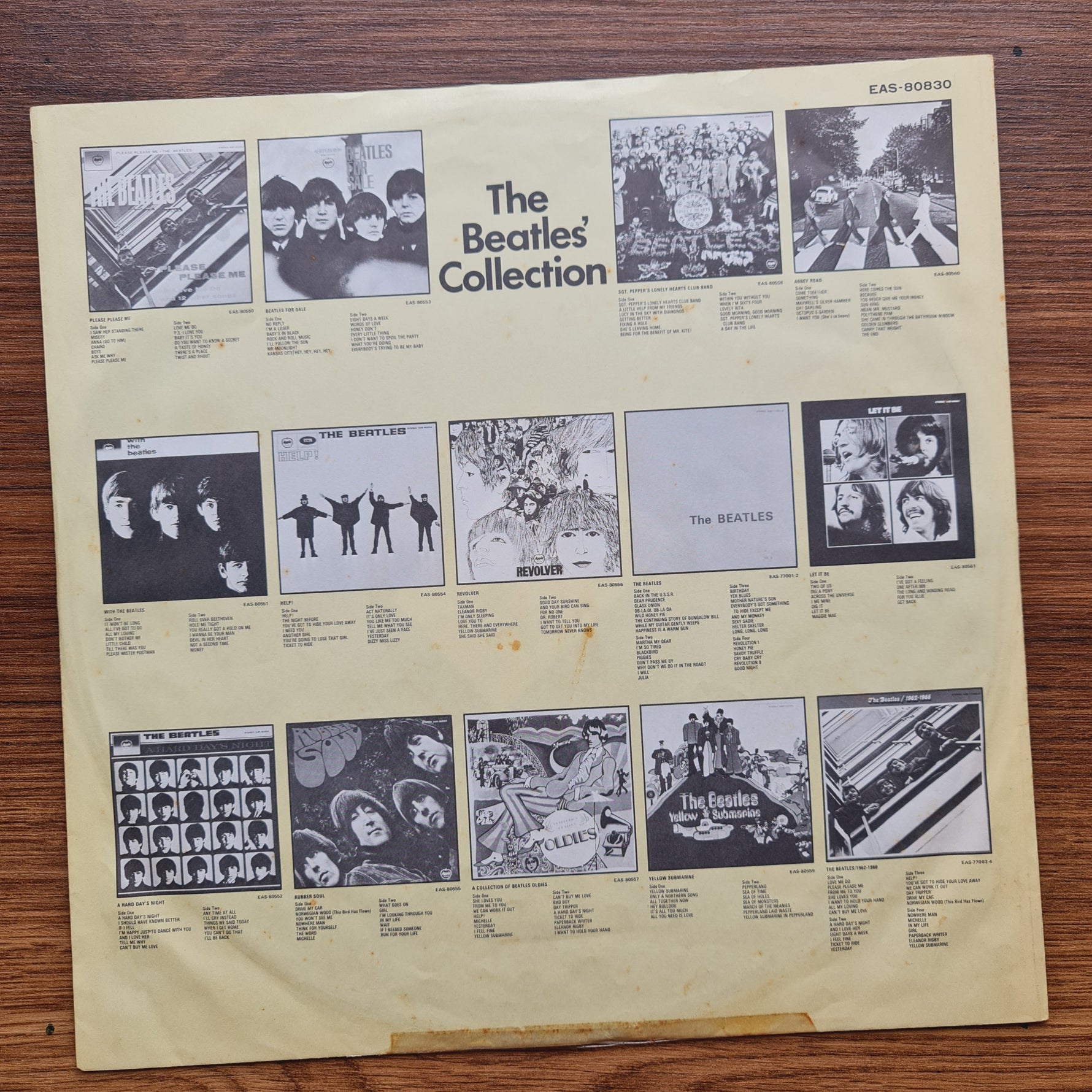 The Beatles – The Beatles At The Hollywood Bowl 33'lük LP PLAK Japan Vinyl