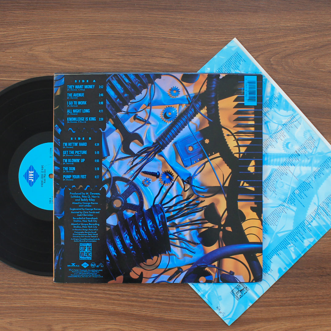 Kool Moe Dee - Knowledge Is King 33'lük LP PLAK Japan Vinyl