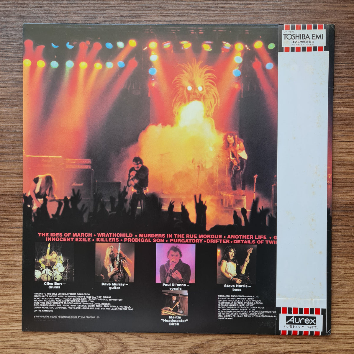 Iron Maiden - Killers Japan Vinyl