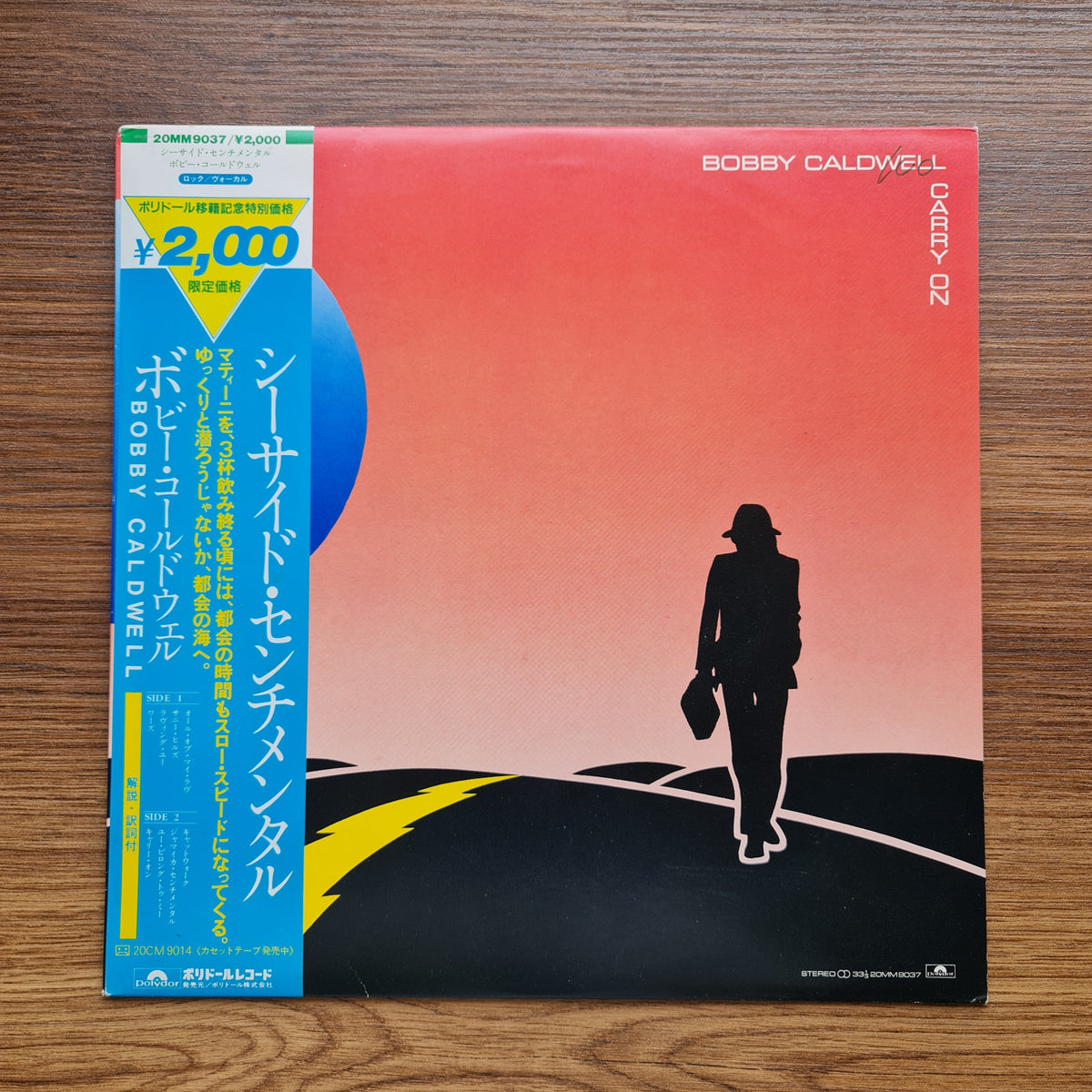 Bobby Caldwell – Carry On 33'lük LP PLAK Japan Vinyl