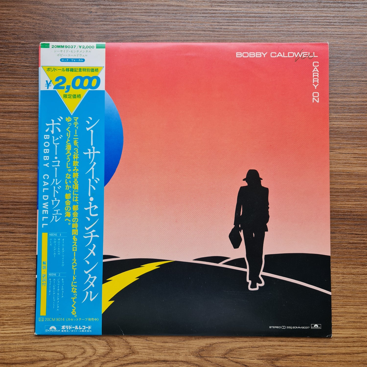 Bobby Caldwell – Carry On 33'lük LP PLAK Japan Vinyl