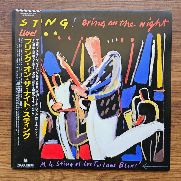 Sting – Bring On The Night 33 LP RECORD
