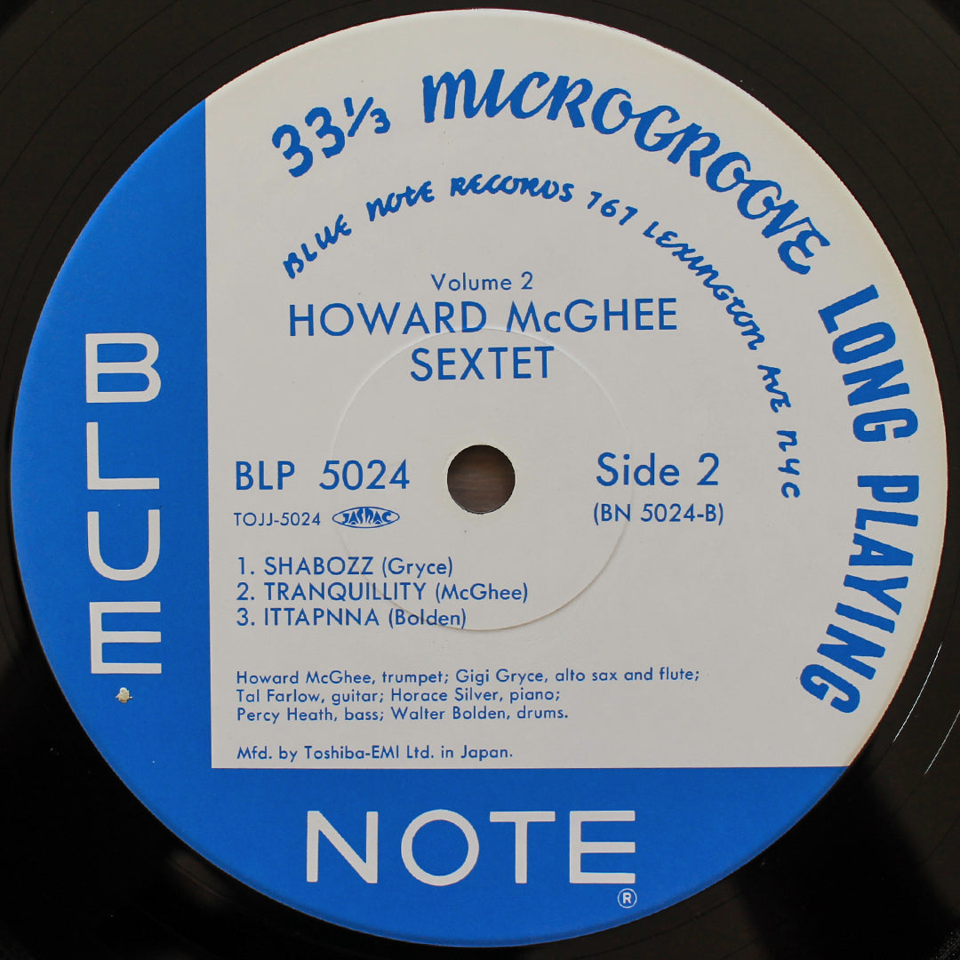 Howard McGhee - Howard McGhee Volume 2 (10'' Plak) Japan Vinyl