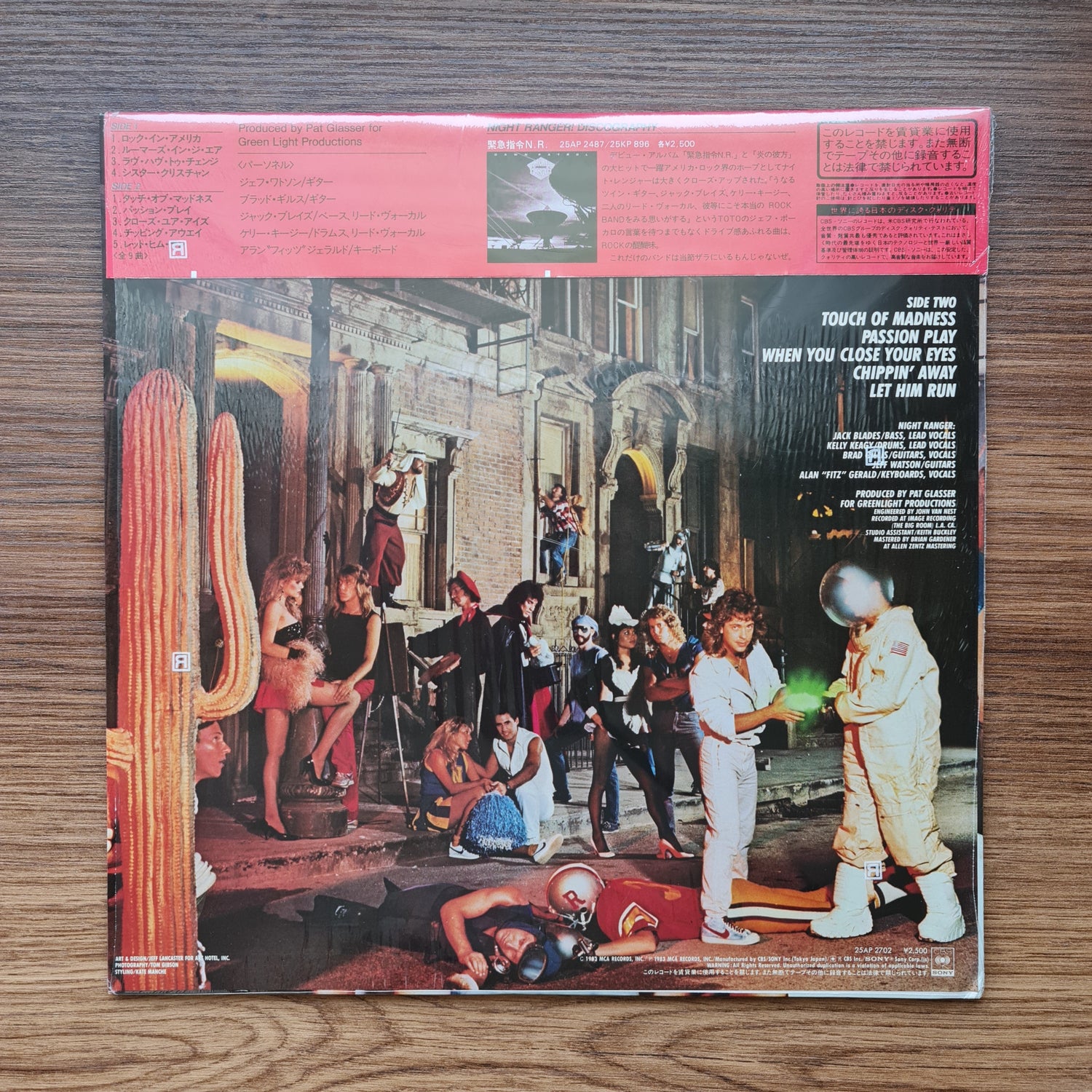 Night Ranger – Midnight Madness 33'lük LP PLAK Japan Vinyl